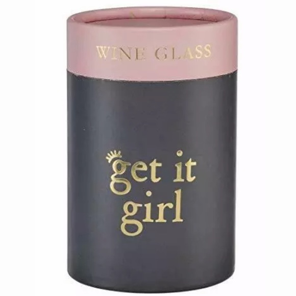 Stemless wine 🍷 glass “get it girl” NEW - Picture 2 of 3